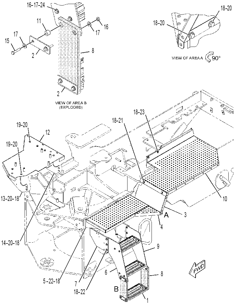 LADDER & WALKWAY GP 3396747 CAT