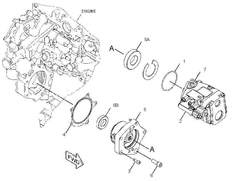 PUMP & MTG GP-BRAKE & HYD FAN 3478266 CAT