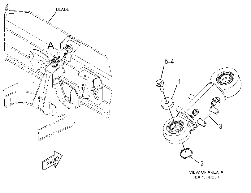 CYLINDER & MTG GP-TILT 3472728 CAT