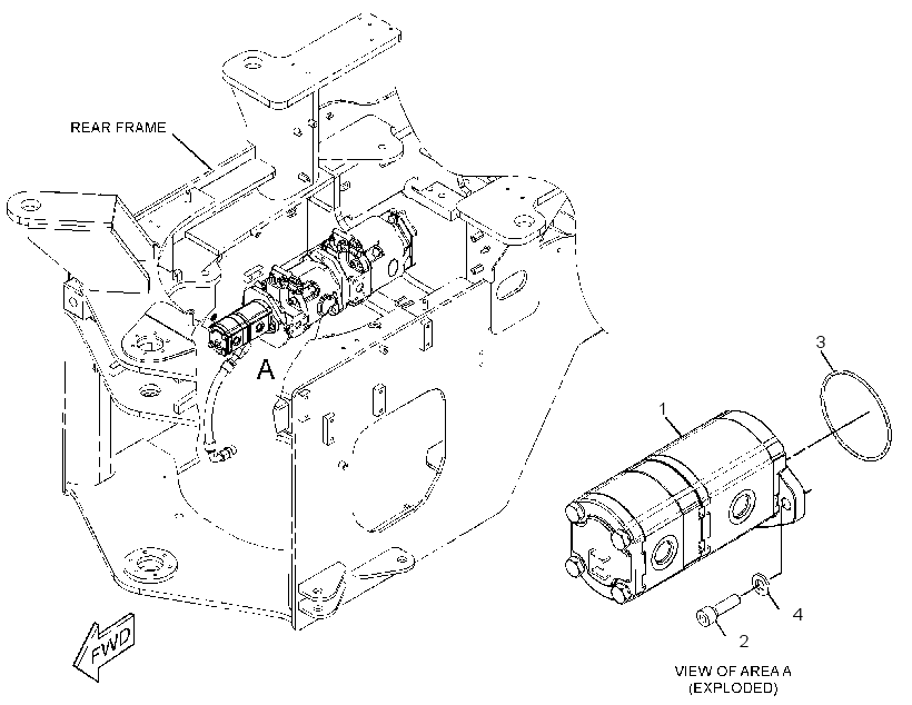 PUMP & MTG GP-GEAR 3336535 CAT