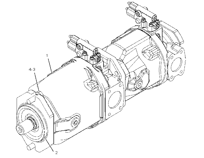 PUMP & MTG GP-IMPL & STEERING 3336903 CAT