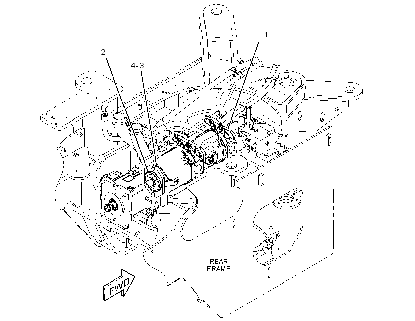 PUMP & MTG GP-IMPL & STEERING 3336902 CAT
