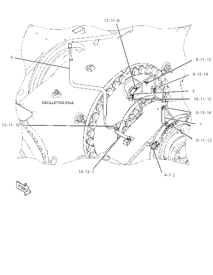 WIRING GP-AXLE TEMPERATURE 3534006 CAT