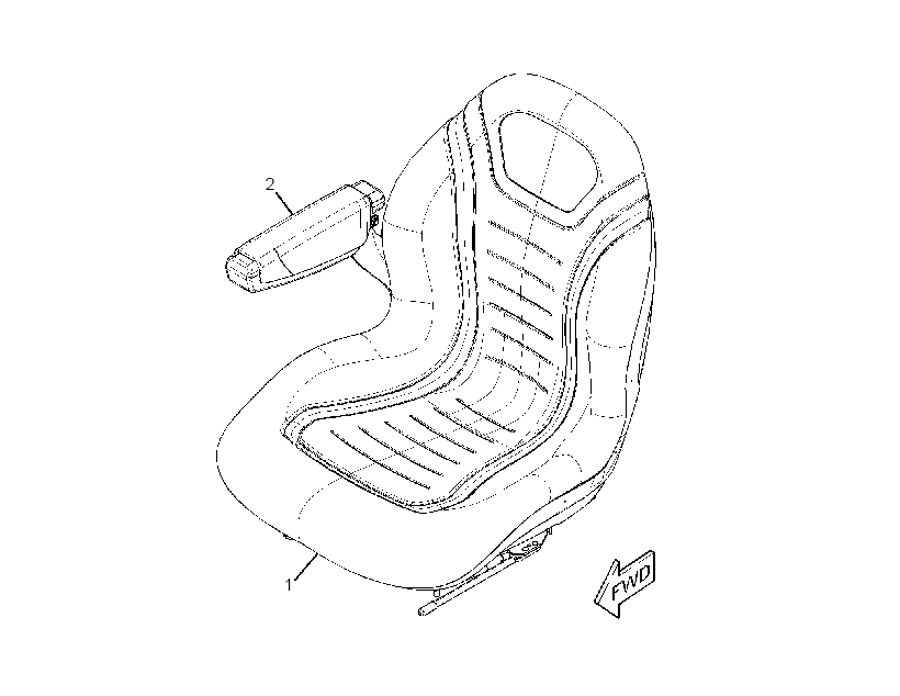 SEAT & ARMREST GP 3632216 CAT