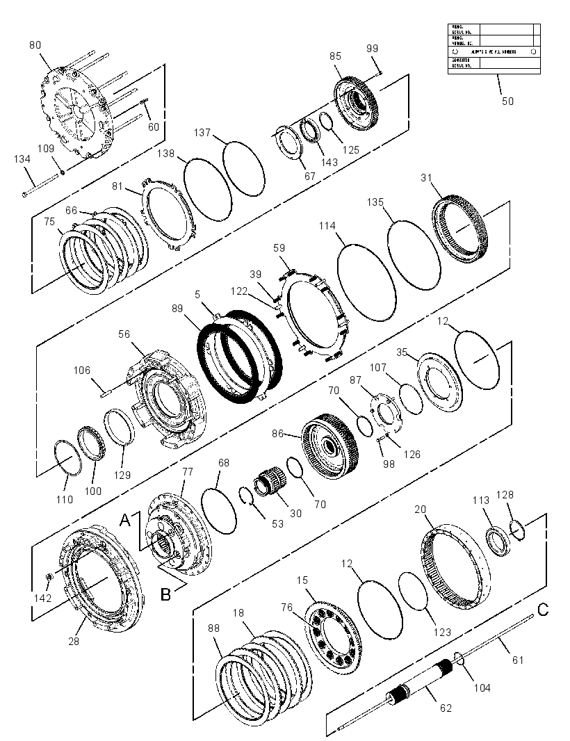 Планетарная передача трансмиссии 3156276 CAT