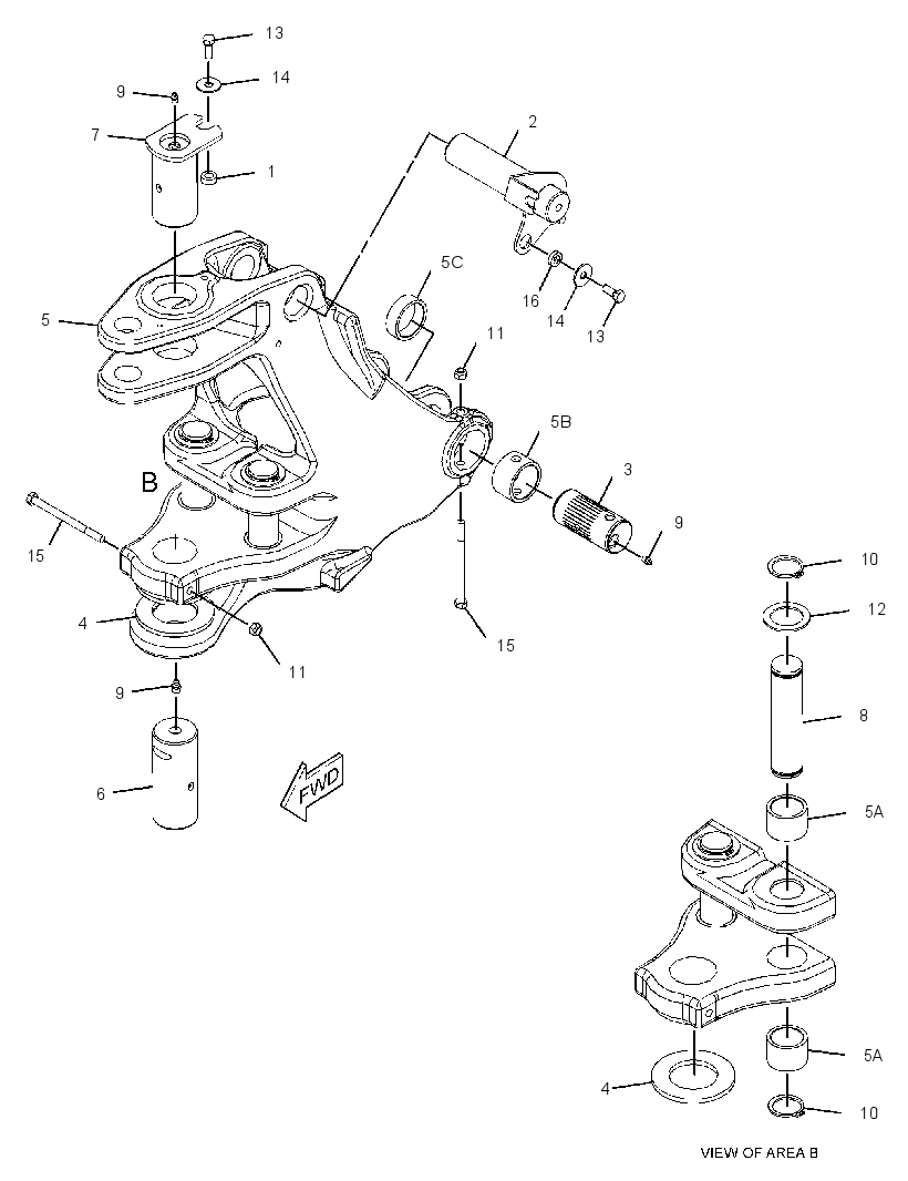 FRAME GP-SWING 3379830 CAT