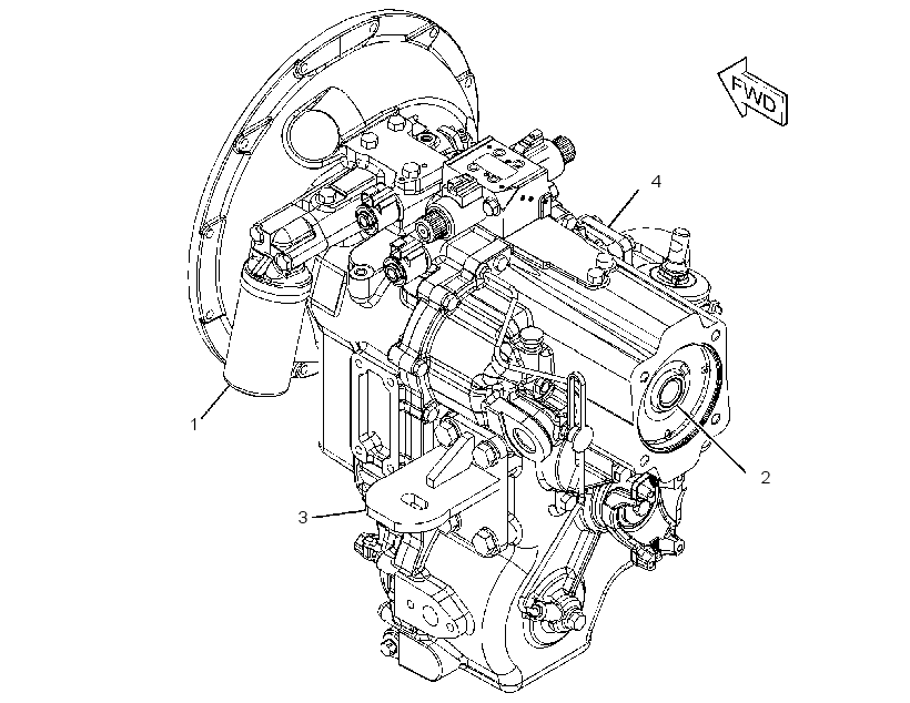 TRANSMISSION AR-DIRECT DRIVE 3590377 CAT