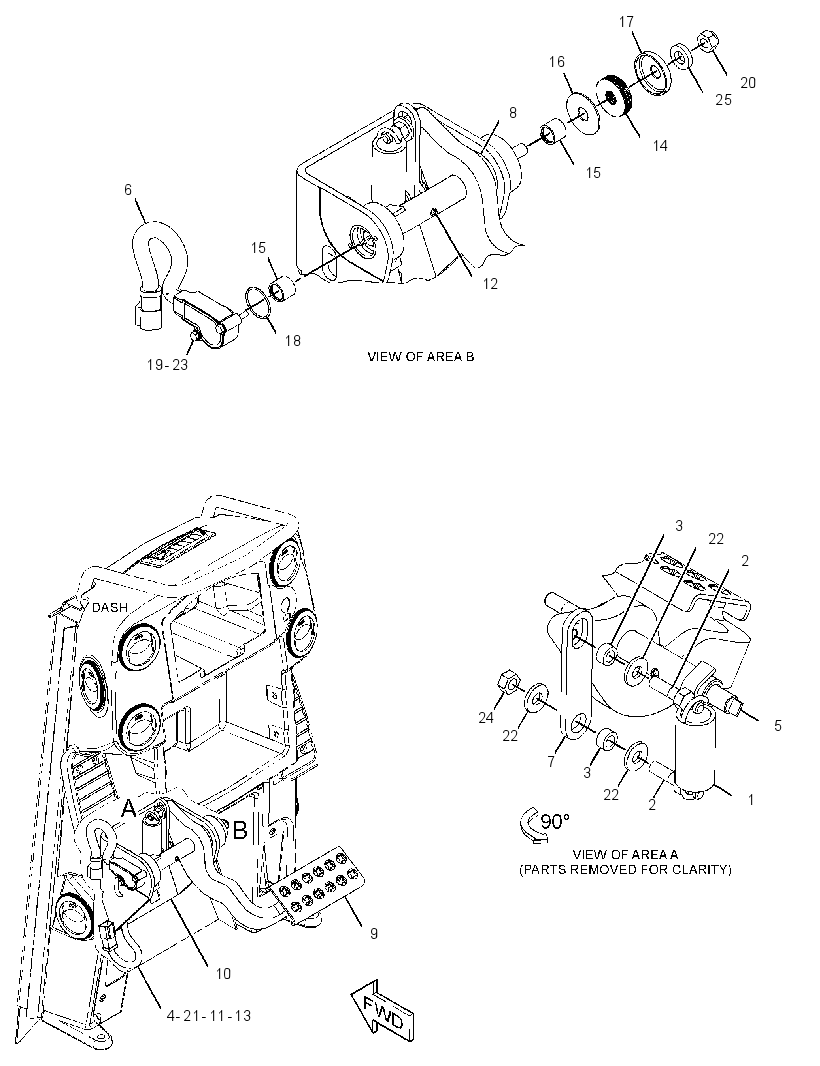 PEDAL GP-GOVERNOR & BRAKE 3433503 CAT