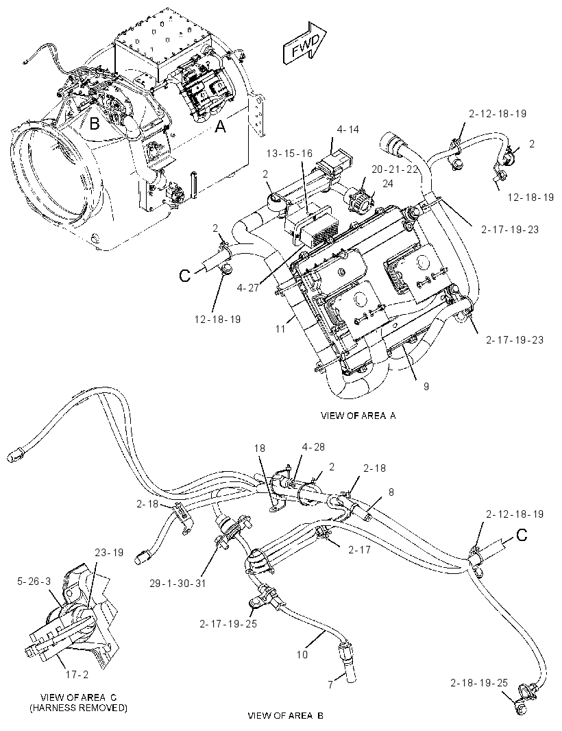 WIRING GP-TRANSMISSION 2698146 CAT