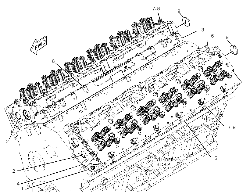 Головка блока цилиндров 3511922 CAT