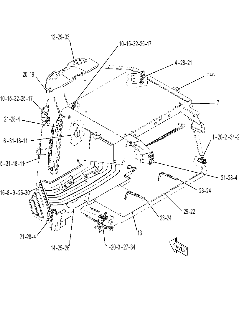 INSTALLATION GP-CAB 3433540 CAT