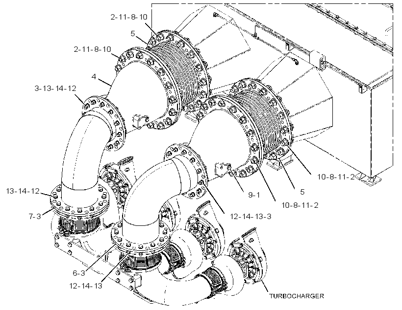 CONNECTION GP-EXHAUST 3736531 CAT