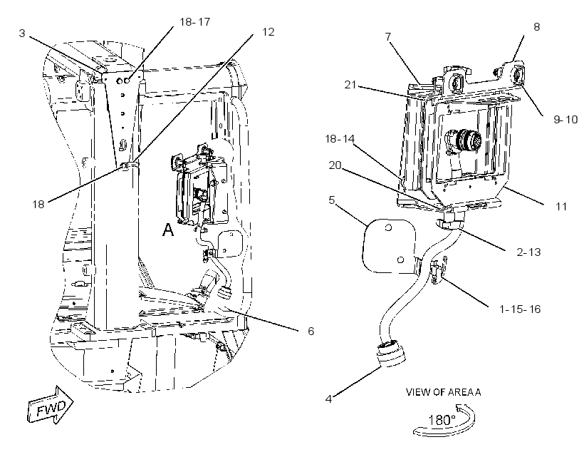 MOUNTING GP-DISPLAY 3427165 CAT