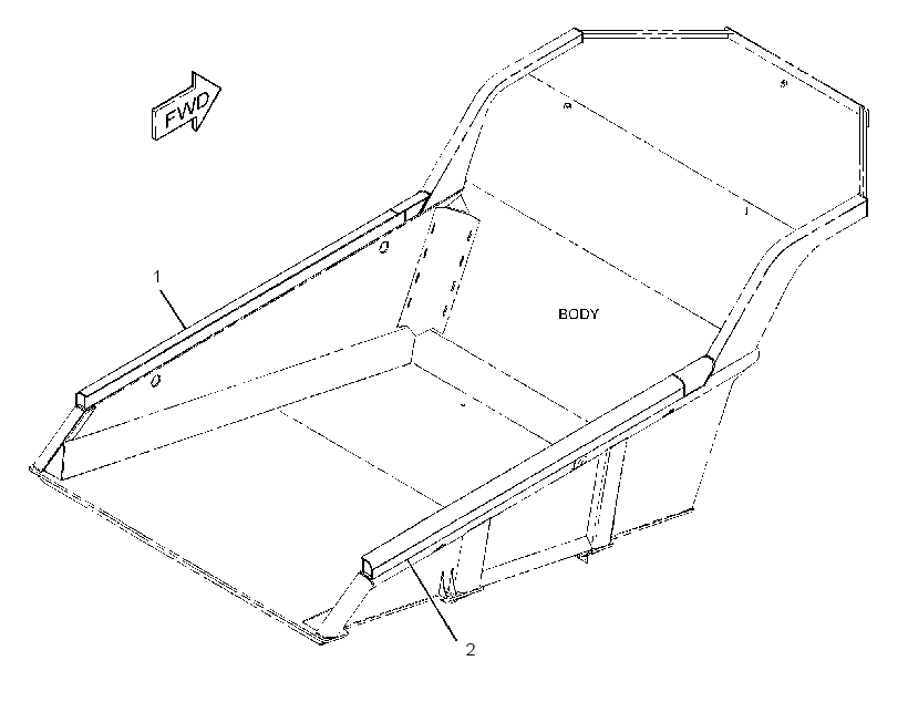 SIDEBOARD AS-BODY 3628620 CAT