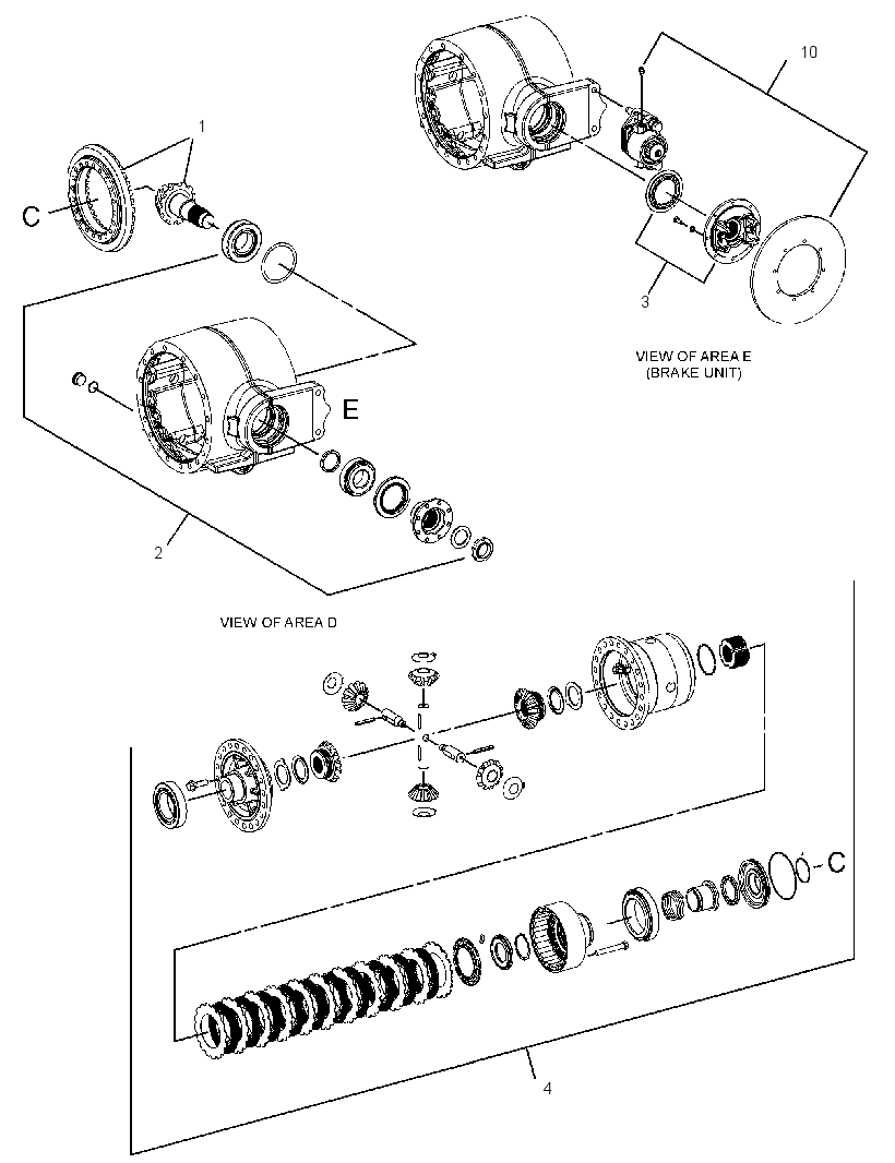 AXLE GP-FIXED 3553850 CAT