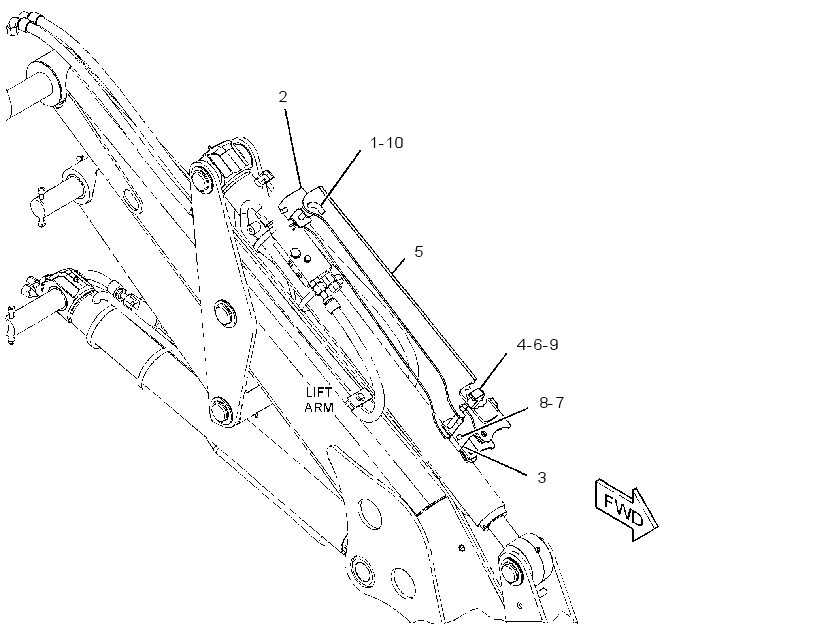BRACE GP-LIFT CYLINDER 3379841 CAT