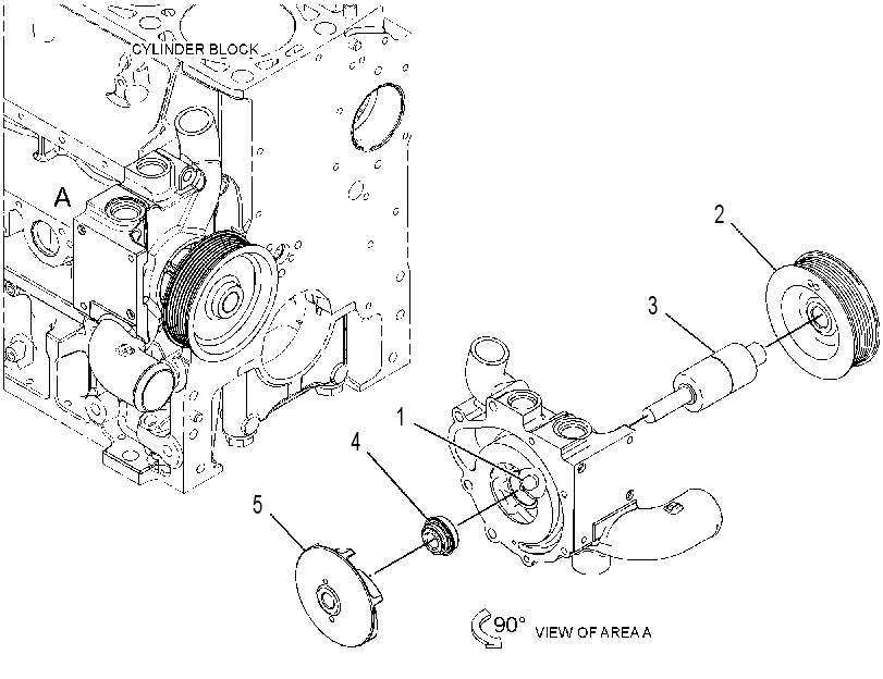 PUMP AS-WATER 3522163 CAT
