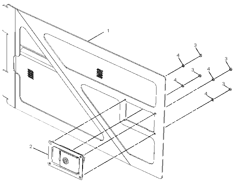 DOOR GP-HOOD 3502401 CAT