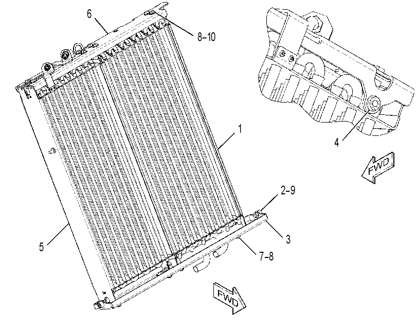COOLER & CONDENSER GP 3777670 CAT