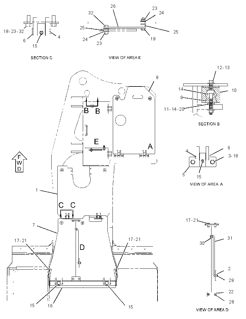 COVER GP-DECK 2421042 CAT