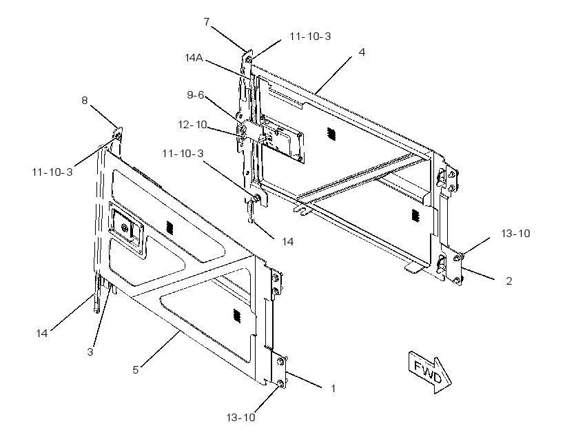 DOOR GP-HOOD 3880510 CAT