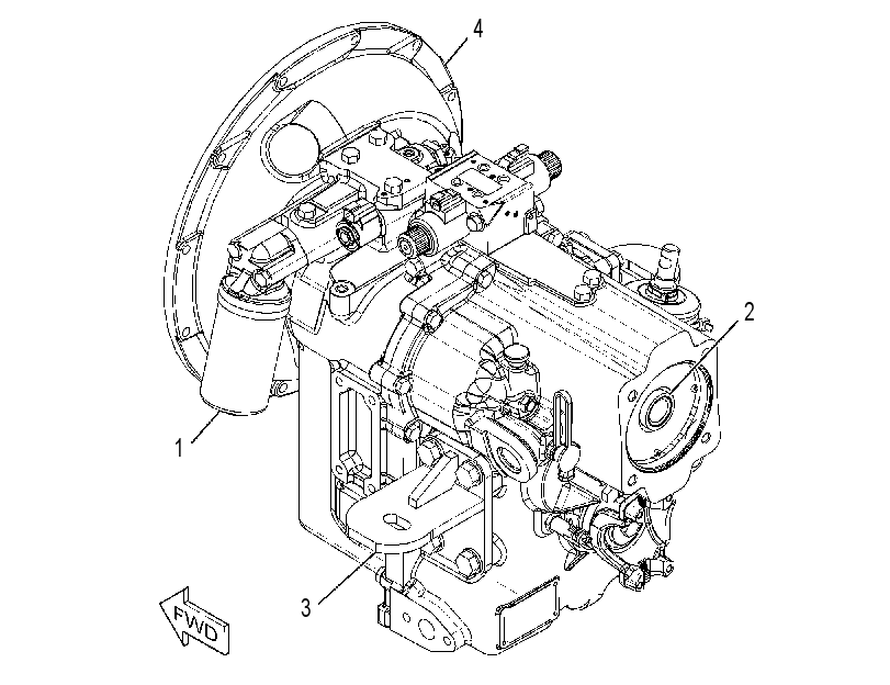 TRANSMISSION AR-DIRECT DRIVE 3590376 CAT
