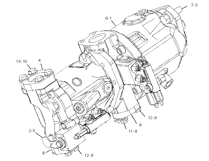 PUMP & MTG GP-STEERING & FAN 3091652 CAT