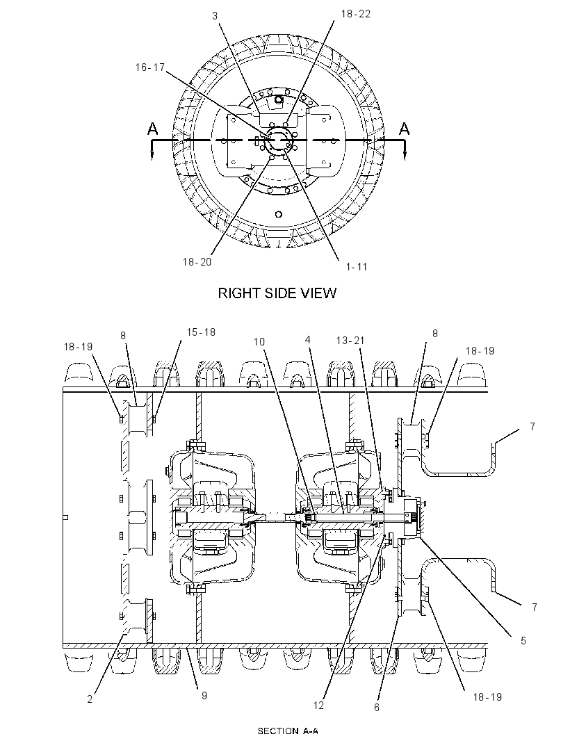 DRUM GP-DRIVE & VIBRATORY 2908648 CAT