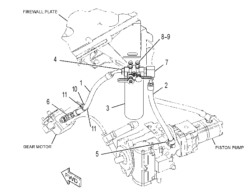 LINES GP-HYDRAULIC FILTER 2573925 CAT