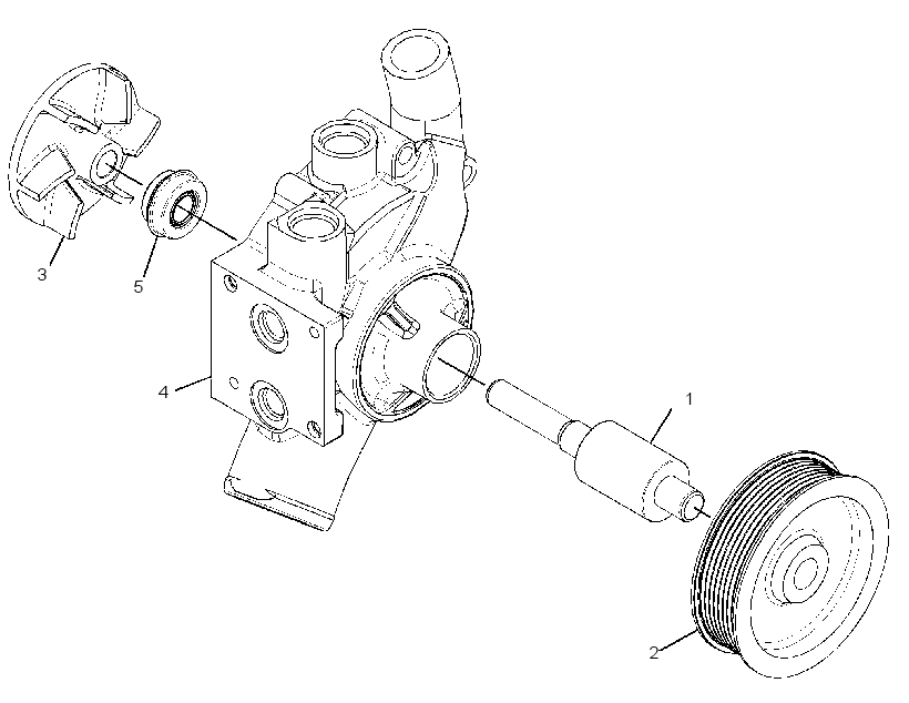 PUMP AS-WATER 3522073 CAT