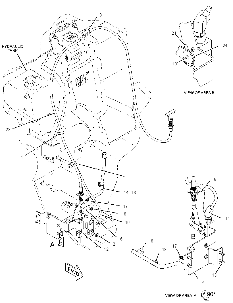 LINES GP-LOWERING CONTROL 2583393 CAT