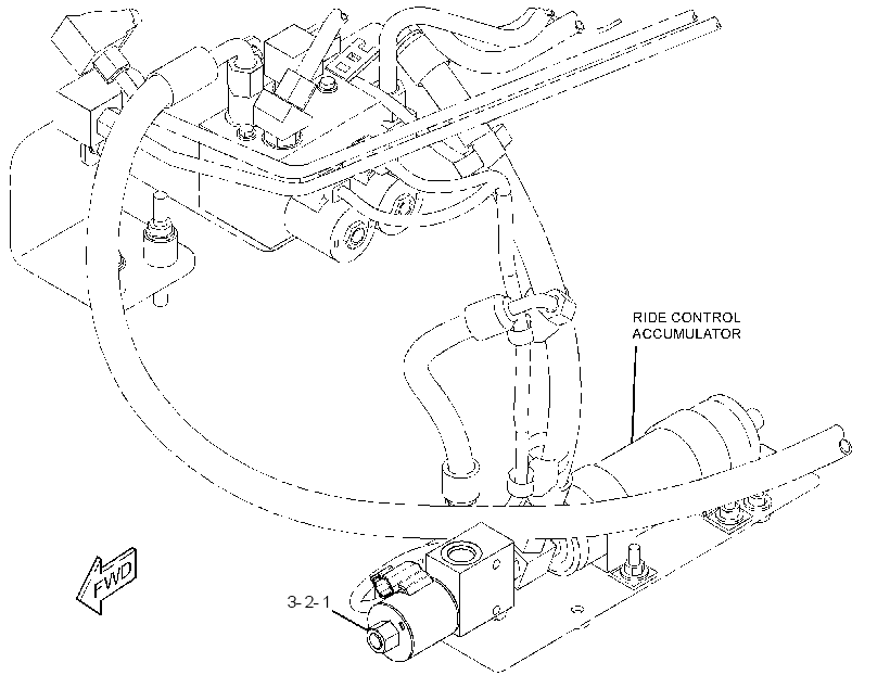 MANIFOLD GP-RIDE CONTROL 3072276 CAT