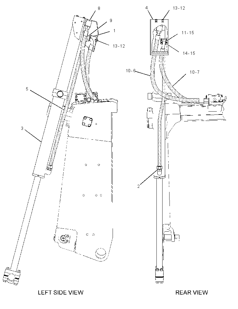 CYLINDER & LINES GP-LIFT 3739498 CAT