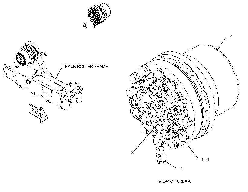 MOTOR & MTG GP-HYDROSTATIC 3041860 CAT