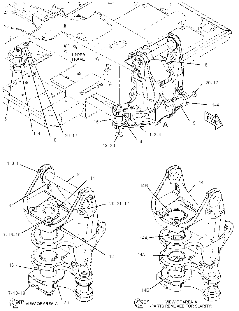 FRAME GP-SWING 3807847 CAT