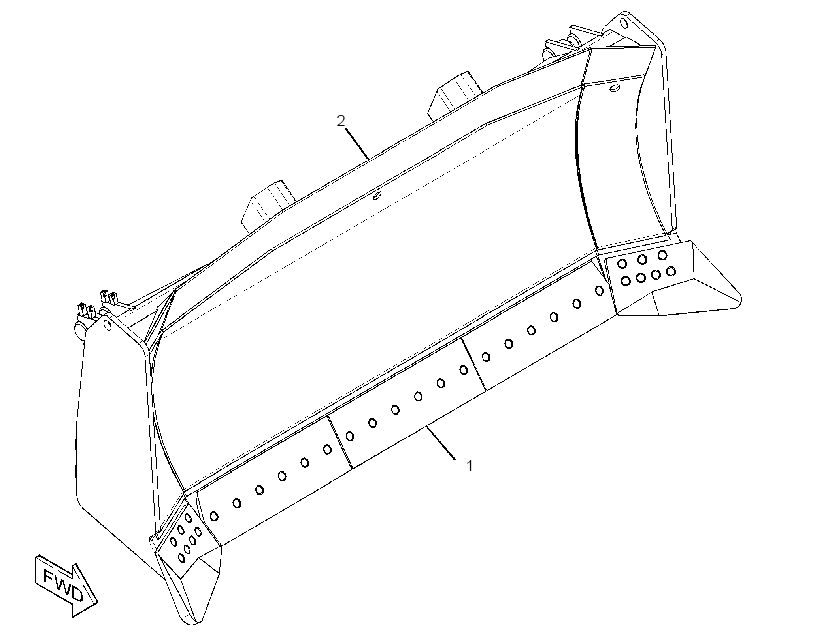 BLADE & EDGE GP-SEMI-UNIVERSAL 3800970 CAT