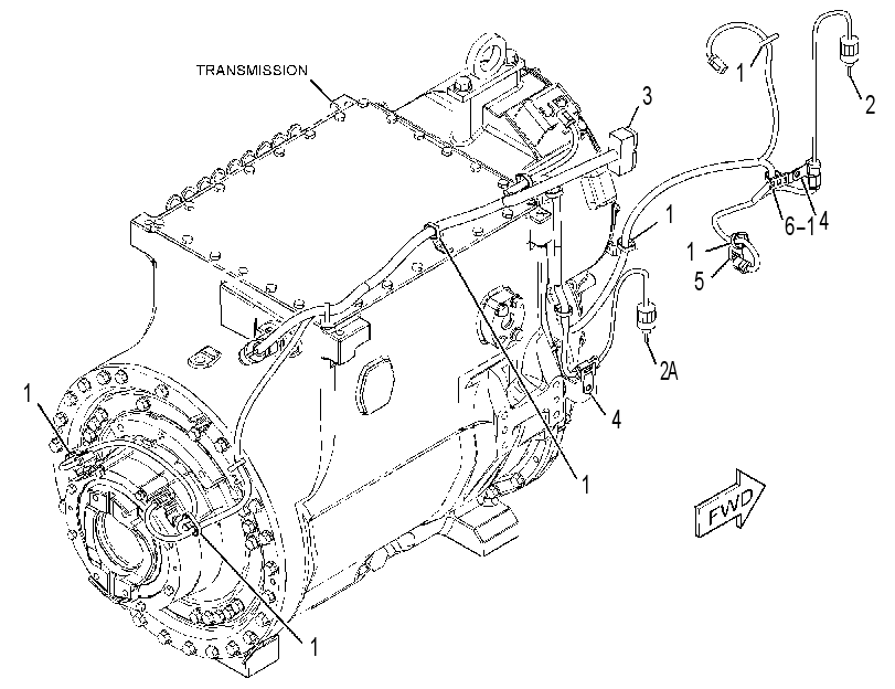 WIRING GP-TRANSMISSION 3413380 CAT