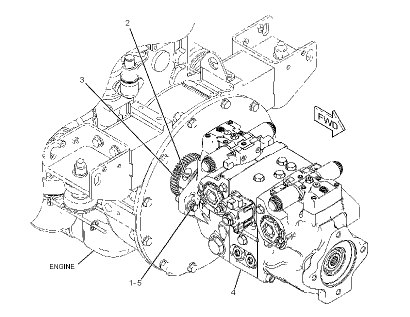 PUMP & MTG GP-HYDROSTATIC 3786668 CAT