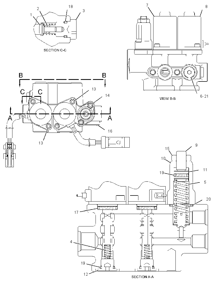 VALVE GP-MANIFOLD & RELIEF 3846535 CAT
