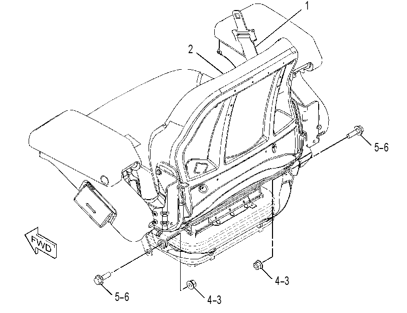 SEAT & ARMREST GP 3436129 CAT