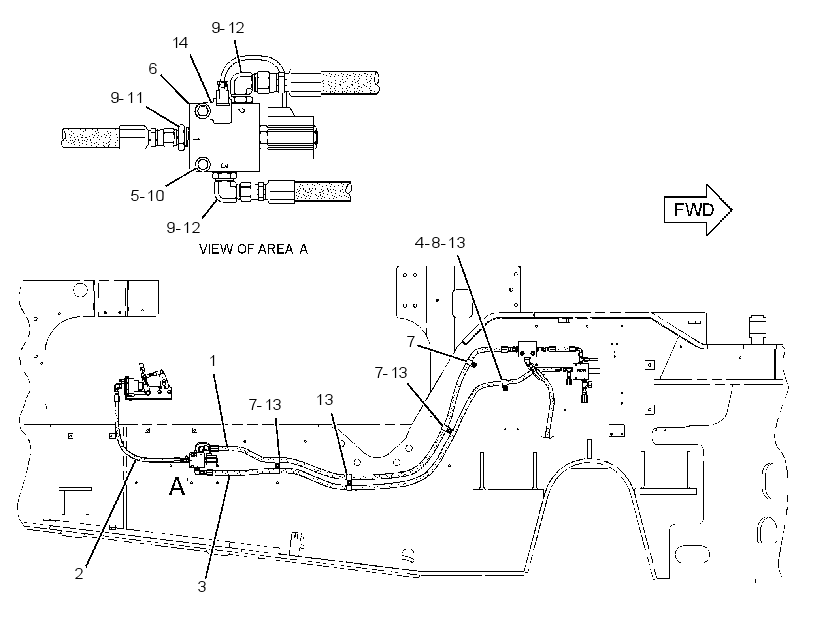 LINES GP-GOVERNOR HYDRAULIC 1547743 CAT
