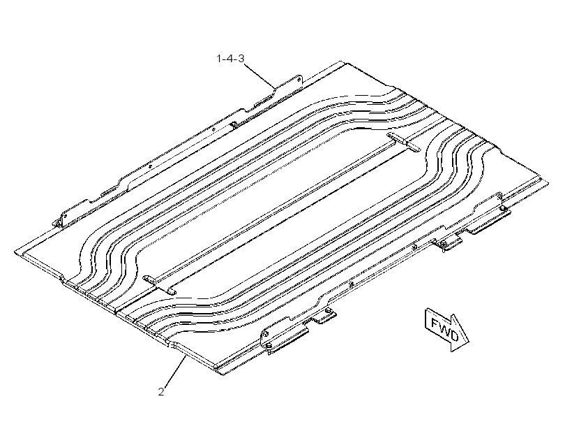 FLOOR MAT GP-CAB 3438285 CAT