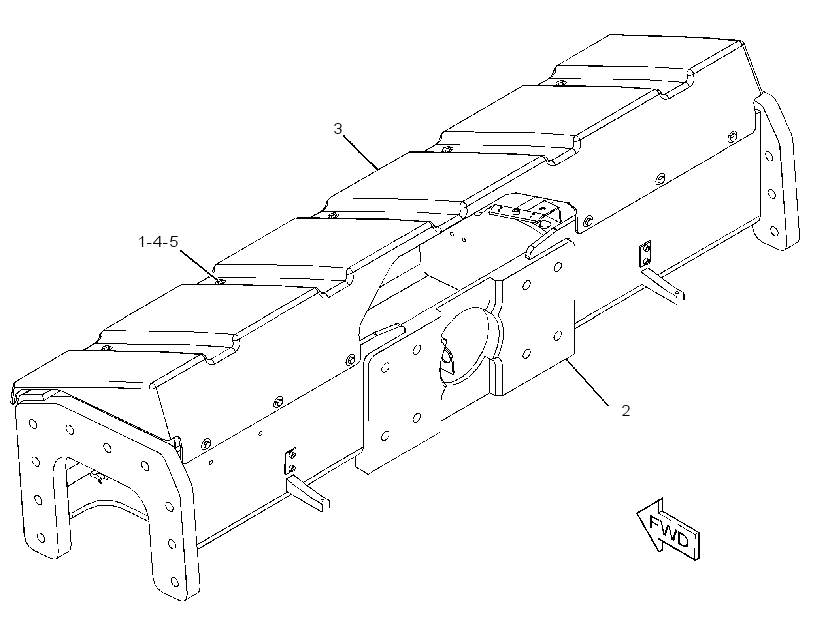 FRAME GP-SUSPENSION 3440420 CAT