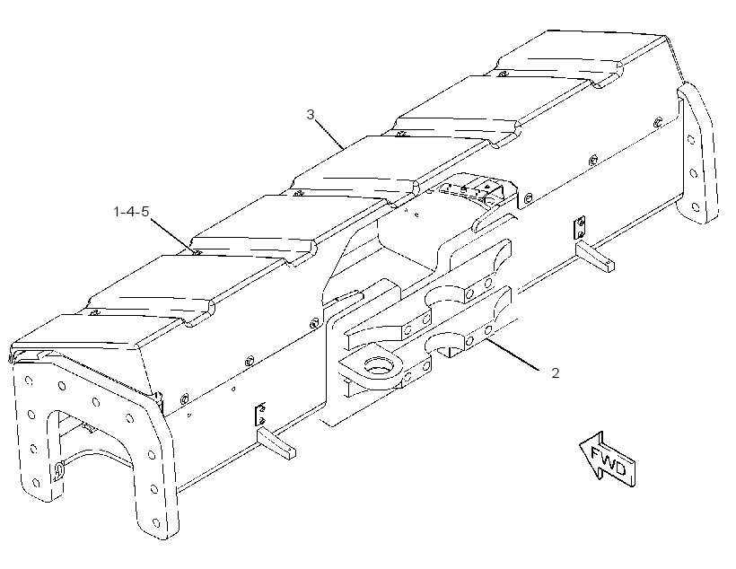 FRAME GP-SUSPENSION 3440421 CAT