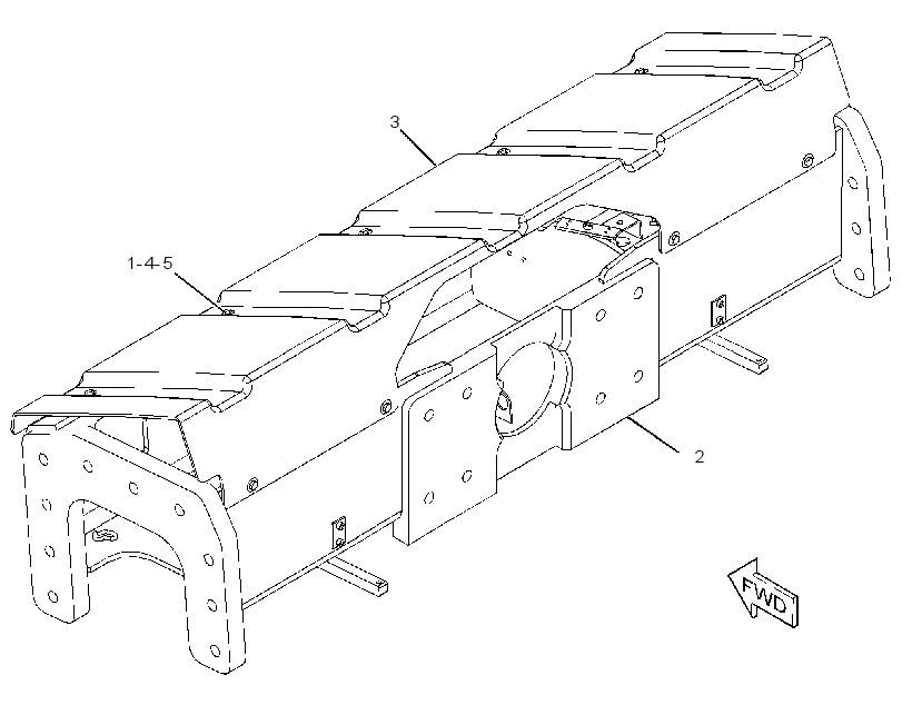 FRAME GP-SUSPENSION 3440572 CAT