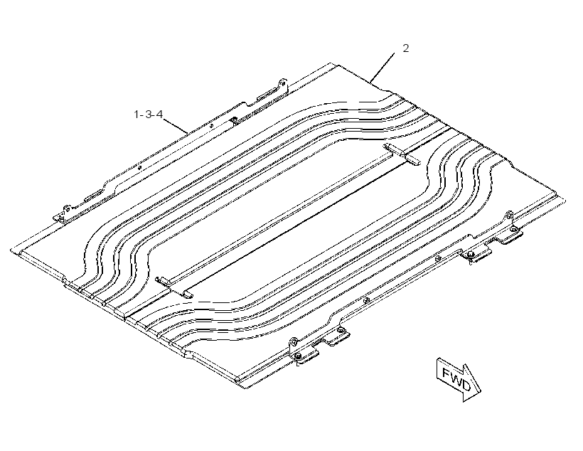 FLOOR MAT GP-CAB 3440580 CAT
