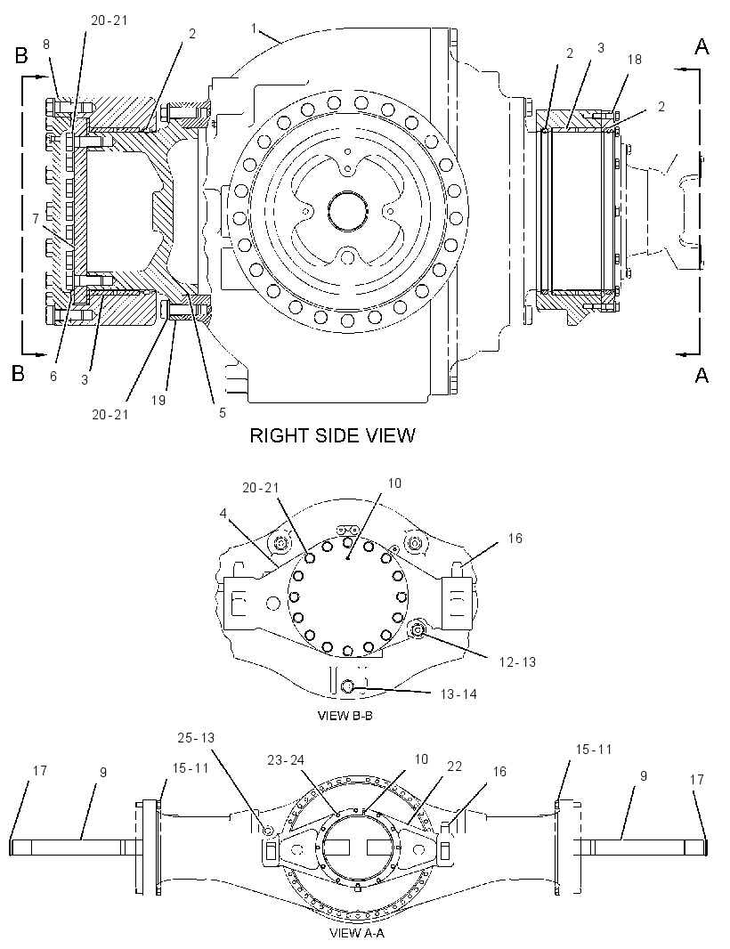 AXLE GP-OSCILLATING 1378834 CAT