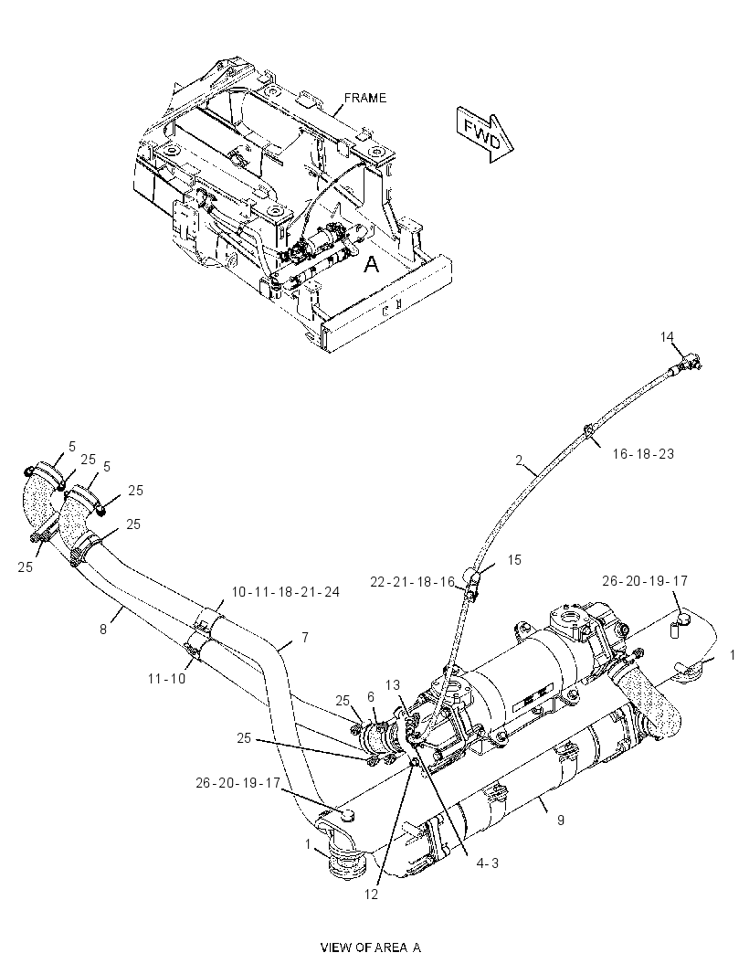 COOLER & MTG GP-HYDRAULIC OIL 2955106 CAT
