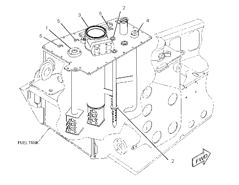 COVER GP-HYDRAULIC TANK 3863769 CAT