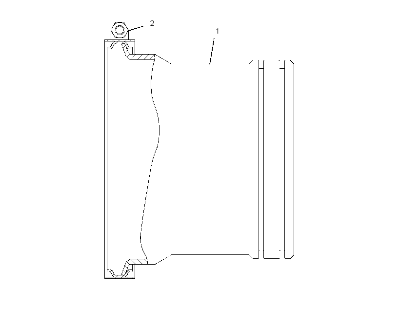 ADAPTER GP-TURBOCHARGER 1799103 CAT